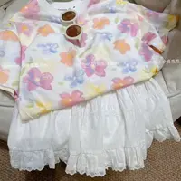 （现货）女童夏季花朵印花洋气短袖t恤女宝宝薄款半袖XZYXW56092