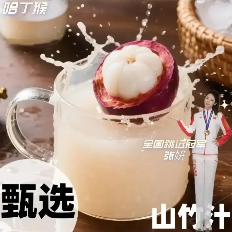 哈丁猴山竹汁【果香浓郁】夏日酸甜清爽果味饮品火锅烧烤搭档果汁