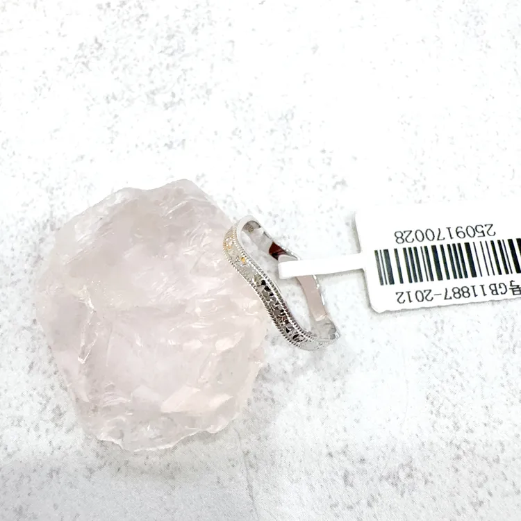 铂金pt950戒指碎碎金波浪条戒宽约2.5（精品附加4）情侣时尚素款