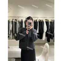 林闪儿-粗针毛衣外套H9879【冷水手洗 平铺晾晒】