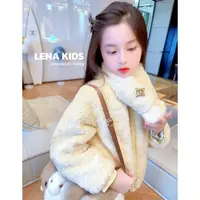 Lenakids【现货】【超厚实毛毛外套1000g“显白洋气毛毛大衣】25102603