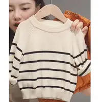 【针织打底棉毛衣  】婴儿童上衣服宝宝春秋季打底衫H8