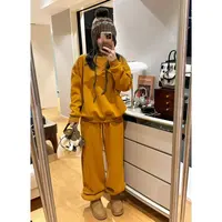 SP【冬日小狗套装】 超显白加绒卫衣休闲显瘦日常出街套装