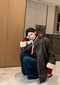 利达 NEW DADADA 秋冬时尚保暖休闲外套冬款加厚长袖上衣DHM2469