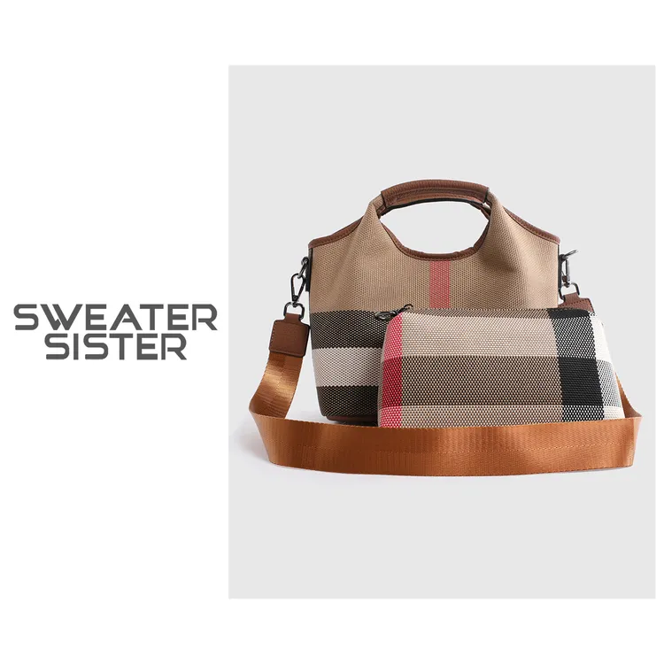 通勤简约菜篮子包包百搭手提单肩包女824-1198