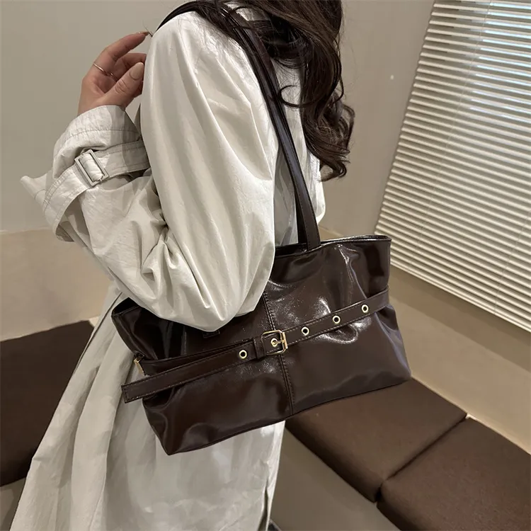 【新疆西藏包邮】韩国小众设计款包包女复古腋下机车包