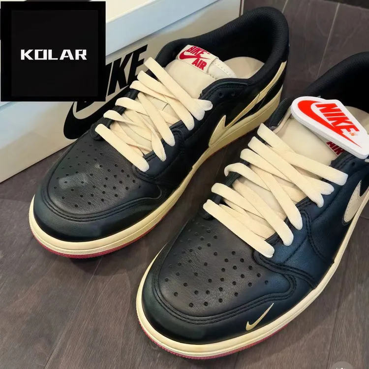 AirJordanaj1男子鞋官方正品男女同款耐克鞋黑武士低帮潮牌休闲鞋