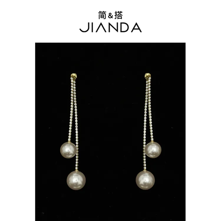 简&搭 合金耳饰 【千屿Sheila】流苏吊坠耳环254-EH/1105-00464