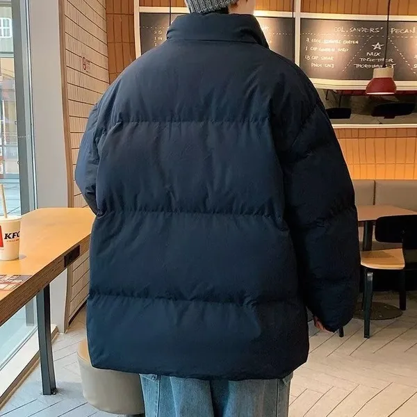 新款主推棉衣外套男装加厚保暖棉服宽松百搭立领御寒保暖棉袄日
