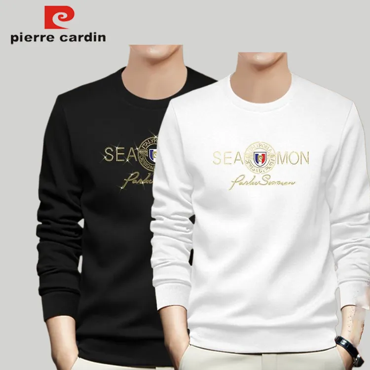 男加绒加厚加绒卫衣圆领长袖内搭叠穿男士休闲显瘦保暖高级感男装