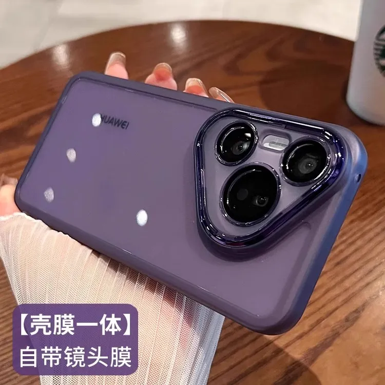 适用HUAWEI华为Pura70手机壳新款时尚魅眼简约高清硅胶男女款软壳