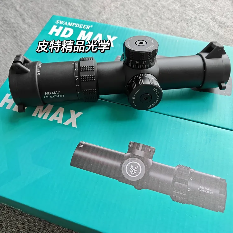 沼泽鹿新品HDMAX1.2-6*24IR速瞄单筒望远镜十字镜红绿灯光高抗震