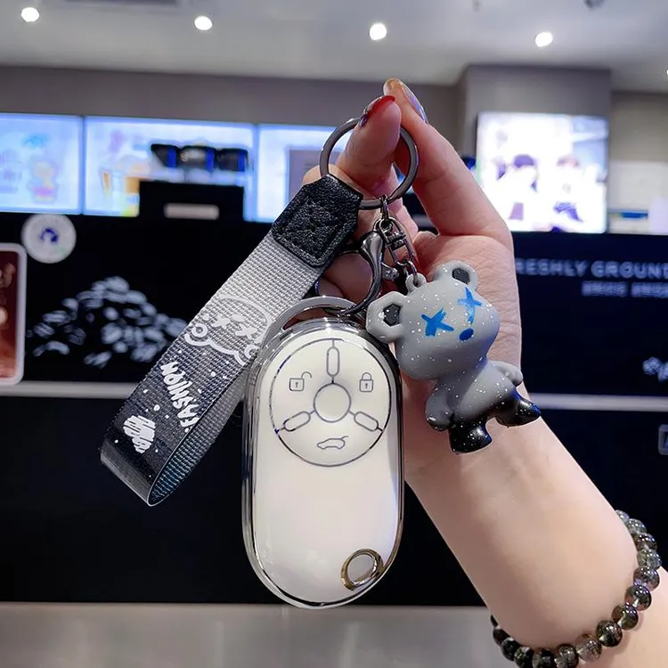 适用奔腾小马钥匙套2025新款闪电马新能源钥匙套包灵动马装饰扣包