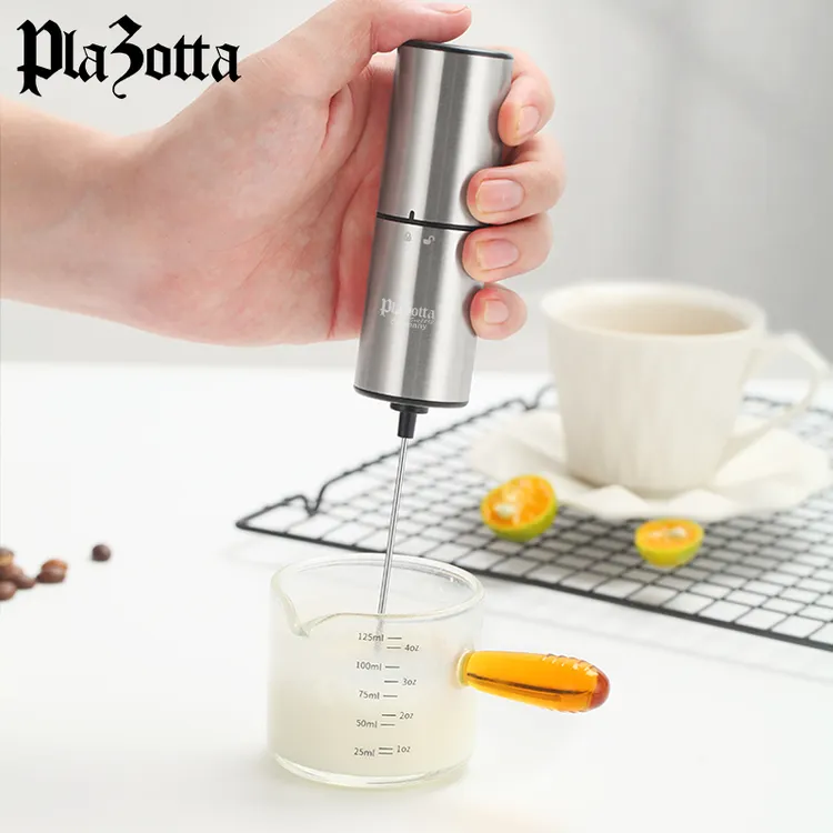 德国plazotta电动打奶泡器咖啡机家用牛奶打泡器打蛋器