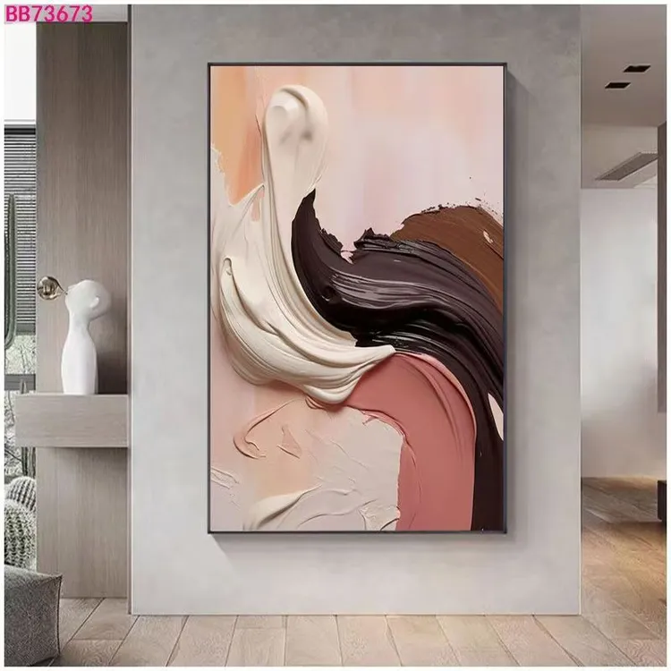 抽象客厅简约挂画现代沙发背景墙装饰画壁画轻奢玄关高级落地过道