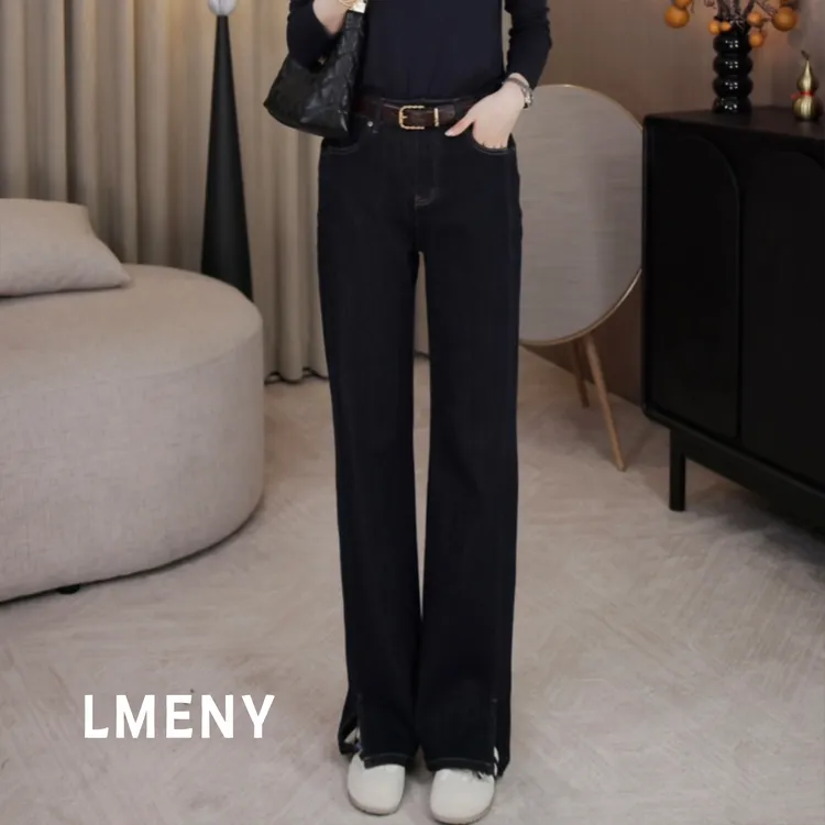 LMENY“逆袭立裁裤”四面随心弹~巨好穿窄版直筒显瘦阔腿裤25CK029