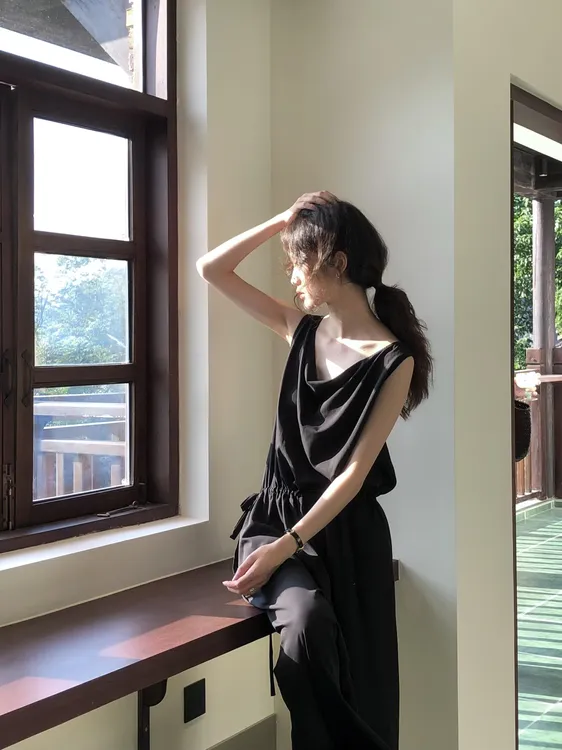 2025夏季新款时尚套装气质显瘦洋气休闲百搭性感辣妹外穿上衣长裤