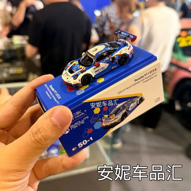 AR 1:64 雪邦 2026 保时捷 911 GT3 R 1/64 合金车模 玩具车模
