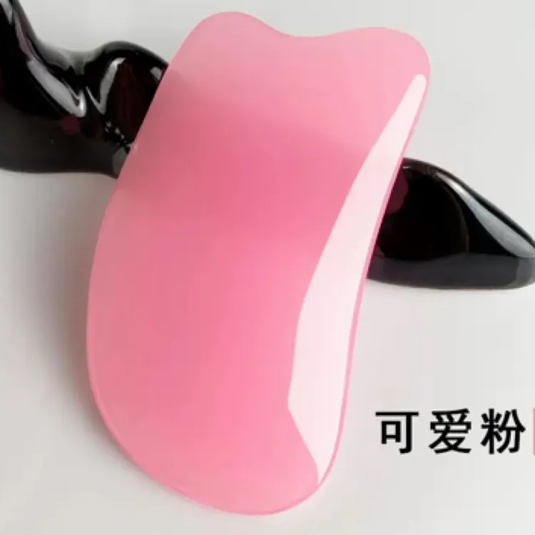 元宝刮脸神器蜜蜡树脂刮板通用成人按摩梳大号可爱美容护肤居家