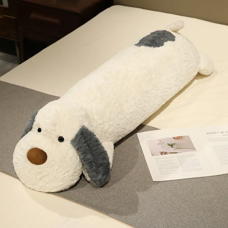 A类毛绒玩具长条趴趴狗抱枕