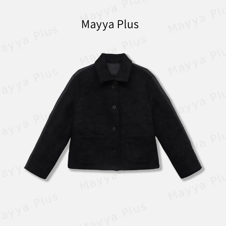 【查尔斯】Mayya Plus麦芽定制气质显瘦流光风棉服外套上衣32546288