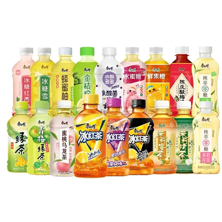 新疆包邮【9·9到手6瓶】冰红茶蜜桃乌龙绿茶康师茉傅莉混合口味饮料