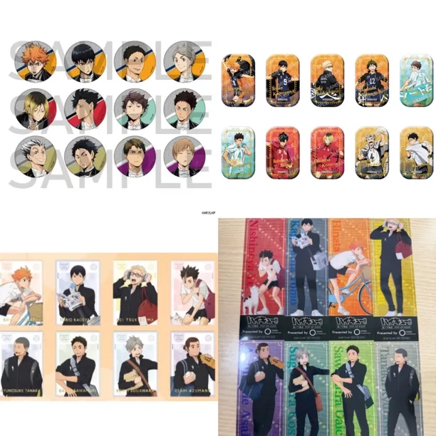 【拆盒】排球少年音乐会队旗方吧唧坂下商店透卡书签徽章卡牌盲盒