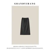 【艳姐推荐】秋冬新款休闲宽松气质松紧腰半身裙24227