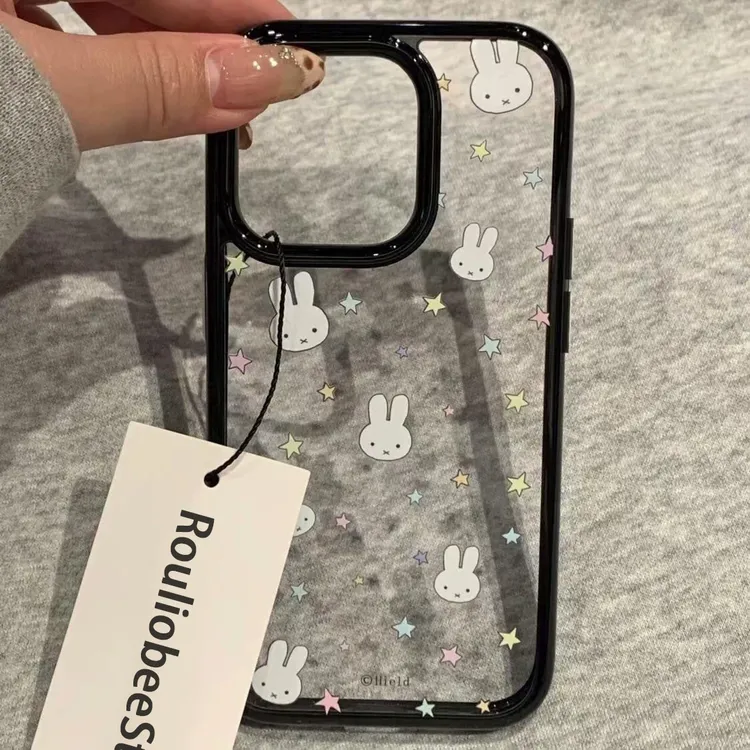 BANCA炫彩星星米菲兔适用iphone16promax手机壳苹果15/14/13/12套