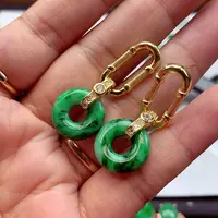 翡翠银S925镶嵌颈饰翡翠