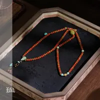 炽嫚1.0|南红*项链*18K金镶嵌CYB25012305多样性发其一