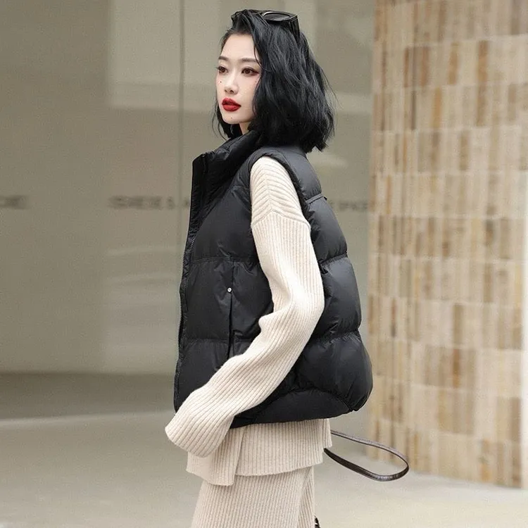 口袋铆钉   欧洲站    棉马甲