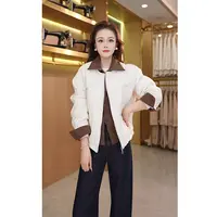 【睦火火】设计师款两件加厚外套女2025新款显瘦休闲小个子上衣8583