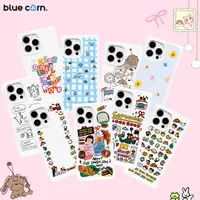 Bluecorn蓝色苞米 奶油泡芙奶方适用于iPhone16/15/Pro/Max手机壳