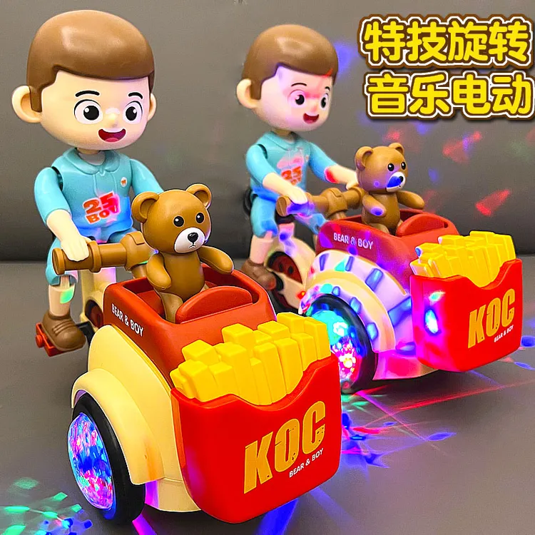 儿童电动特技三轮车玩具男宝宝益智婴儿0一1岁3女孩6早教生日礼物