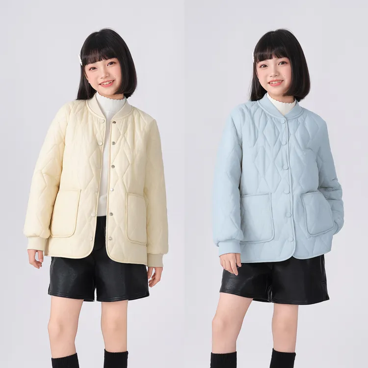 2265女童棉服儿童2025新款爆款洋气加绒保暖中大童秋冬学院风外套