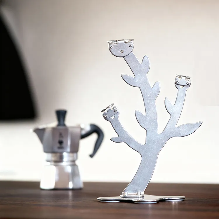 【大敏专属】摩卡壶专用沥水不锈钢置架物架支架挂摩卡壶通用钩咖啡撑器具