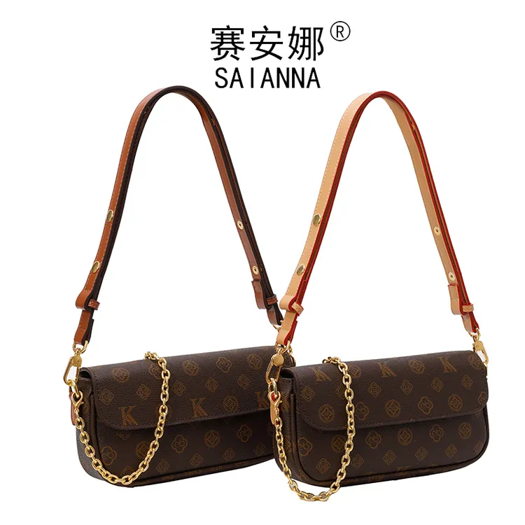 新款麻将包复古色包包小方包手袋轻奢百搭单肩时尚女士斜跨包