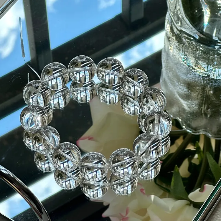 【设计款】巴西天然稳定情绪改善睡眠双A净体黄金转运白水晶礼盒装