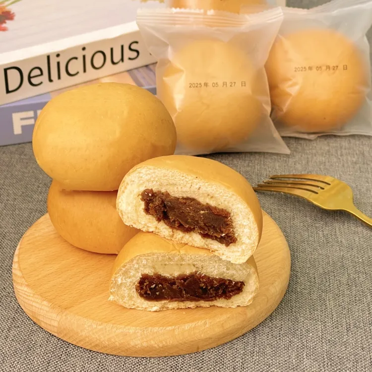 25袋豆沙面包上班族早餐糕点饱腹代餐夹心零食即食代餐上班下午茶