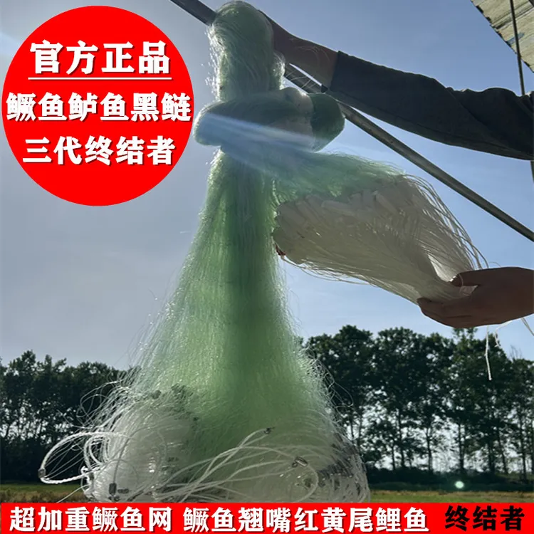 正宗船牌靓丝网鳜鱼鲈鱼网黑翅黄鲷网沙尖沙丁鱼网1米2米高海滩网