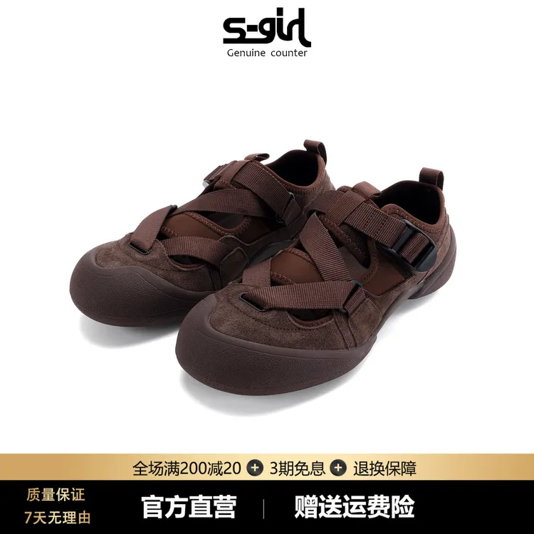 SGIRL TWTW夏季透气休闲运动鞋2025新款镂空百搭不累脚户外女鞋潮