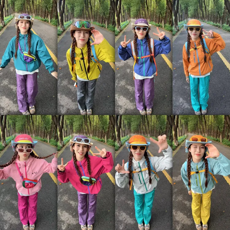 『山雨风壳』三合一2025新款多巴胺冲锋夹克外套春秋防风防水外套
