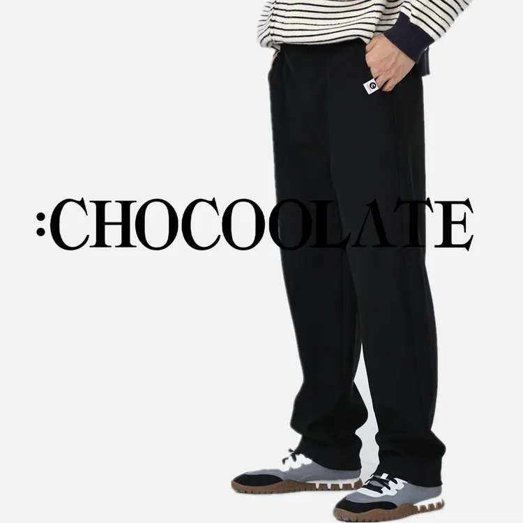 i.t：CHOCOOLATE御风裤暖皮三防耐磨小脚25秋冬新款休闲情侣裤