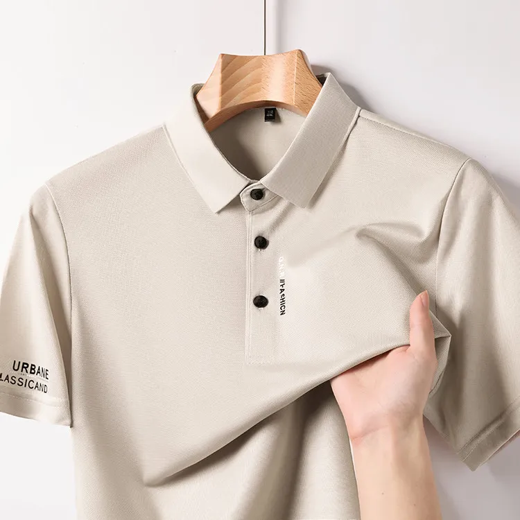 男士polo衫短袖夏季薄款商务时尚翻领短袖t恤男高端百搭上衣