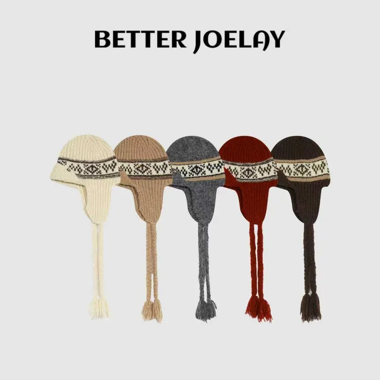 BETTER JOELAY-【北欧风护】羊毛帽子潮牌百搭帽子Z5132