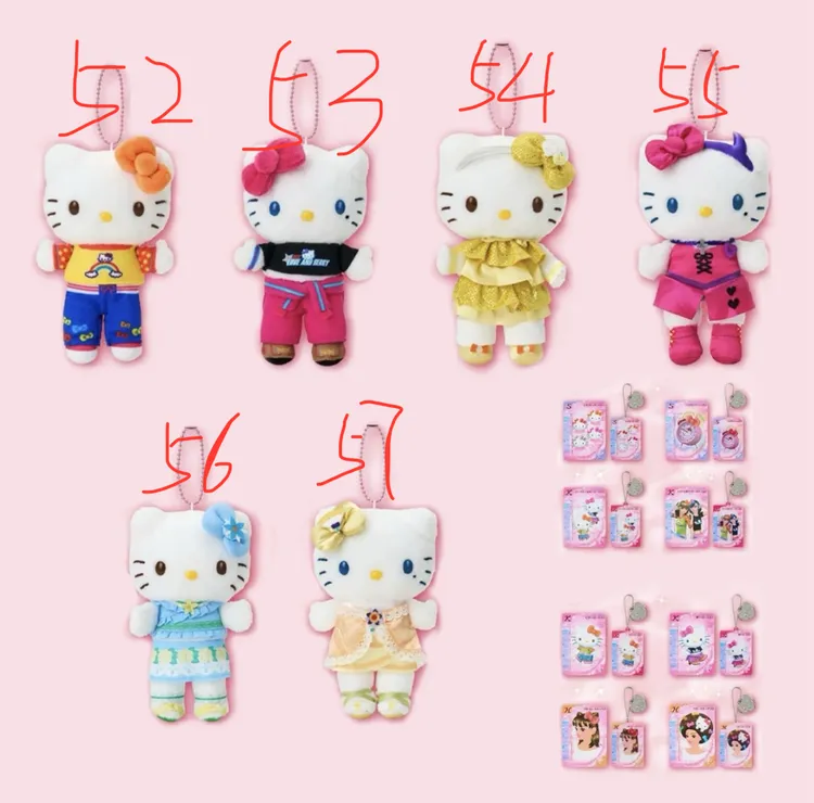 【日本正品】kitty毛绒公仔挂件集合链接8