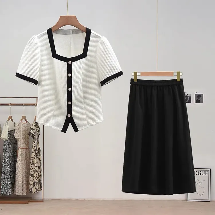 【HT622】2024新款夏套装夏套装时尚两件套潮流减龄套装