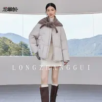 【龙掌柜Ⅴ】25年秋冬季90鸭绒长袖时尚女士羽绒服868016