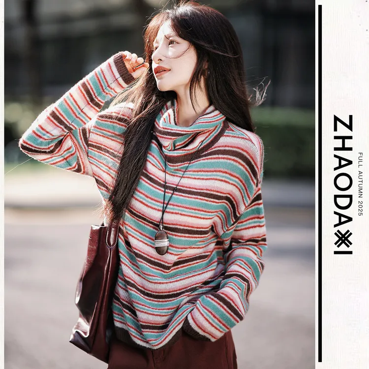 【赵大喜】霓虹甜心毛衣 | 山羊绒 真si 软糯亲肤